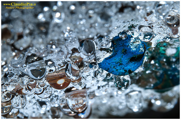 Val Graveglia, cave, mine, miniere, Nature photography, macrophotographt, drops, fotografia naturalistica, close-up, goccia, drop